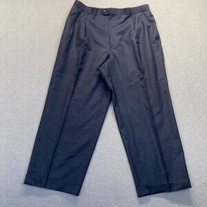 Turnbury Mens Dress Pants Size 40R  Straight Cuffed Blue,Pleated